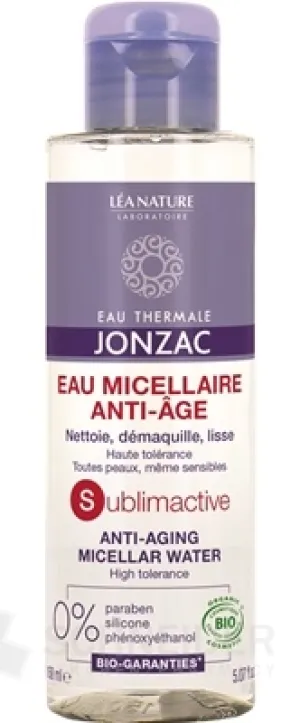 JONZAC Sublimactive MICELÁRNA VODA BIO