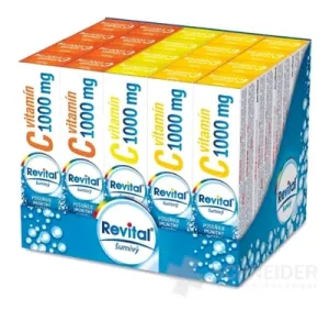Revital vitamín C 1000 mg šumivý MIX BOX