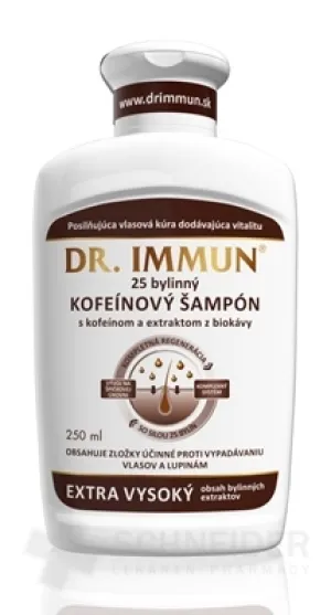 DR. IMMUN Kofeínový šampón