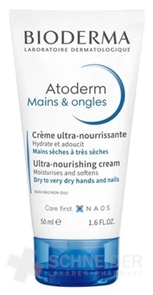 BIODERMA Atoderm Krém na ruky & nechty