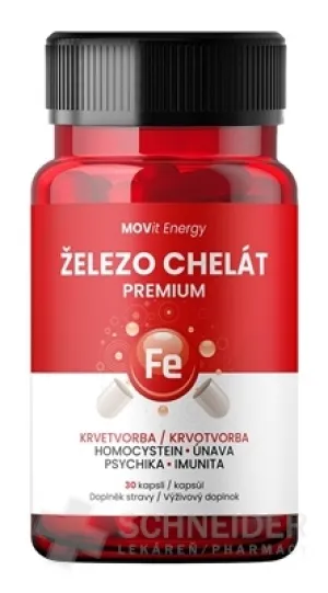 MOVit Železo Chelát Premium
