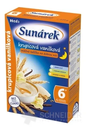 SUNÁREK kašička na dobrú noc mliečna