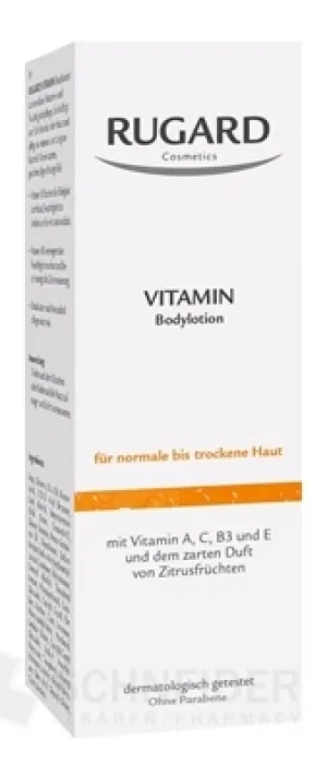 RUGARD VITAMÍNOVÉ telové mlieko
