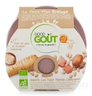 Good Gout BIO Fazuľky s kuracím mäsom a šampiňónmi