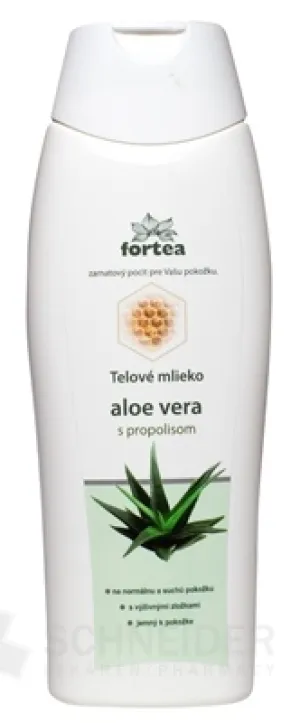 FORTEA telové mlieko aloe vera s propolisom
