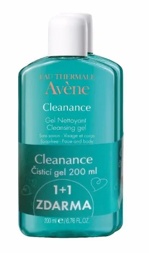 Avene Cleanance čistiaci gél 2x200ml