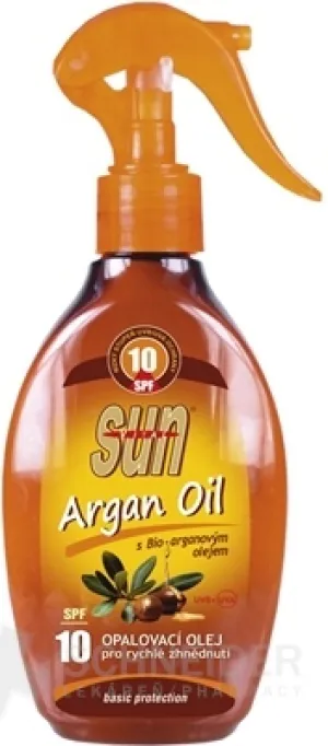 SUN ARGAN OIL opaľovací OLEJ SPF 10