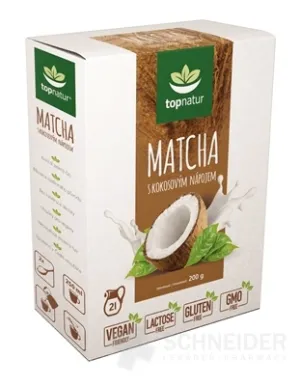 topnatur MATCHA S KOKOSOVÝM NÁPOJOM