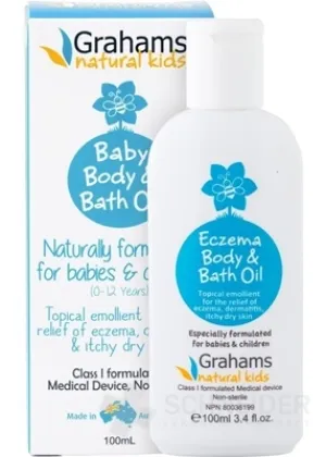Grahams Natural Baby Eczema Body&Bath Oil