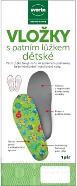 svorto VLOŽKY ortopedické s pätným lôžkom 014