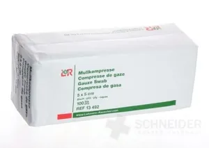 GAZIN KOMPRESY GÁZOVÉ NESTERILNÉ 5x5 cm