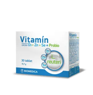 Vitamín D3 + Zn +Se + Probio 30tbl Biomedica
