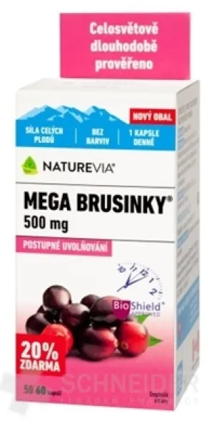 SWISS NATUREVIA MEGA BRUSNICE 500 mg