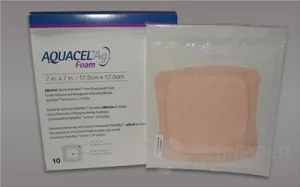 AQUACEL Ag foam Hydrofiber krytie na rany