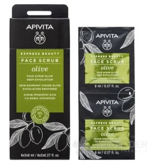 APIVITA EXPRESS BEAUTY FACE SCRUB olive