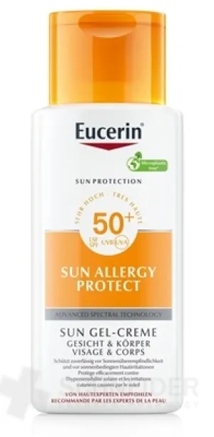 Eucerin SUN ALLERGY PROTECT SPF50+ Gél-krém
