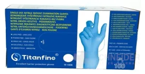 Titanfine Nitrilové vyšetrovacie rukavice