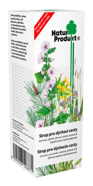 Naturprodukt Sirup pre dýchacie cesty