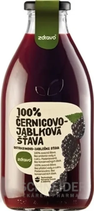 zdravo 100% ČERNICOVO-JABLKOVÁ ŠŤAVA