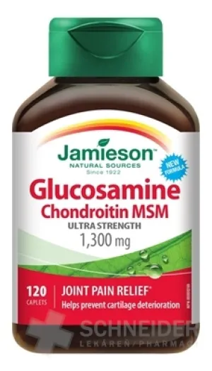 JAMIESON GLUKOZAMÍN CHONDROITÍN MSM 1300 mg