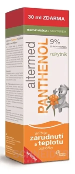 altermed PANTHENOL 9% telové mlieko