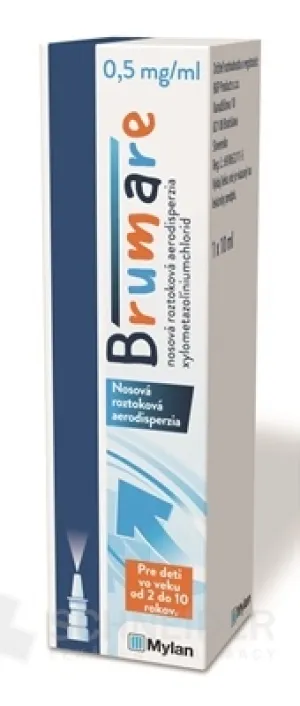 Brumare 0,5 mg/ml nosová roztoková aerodisperzia