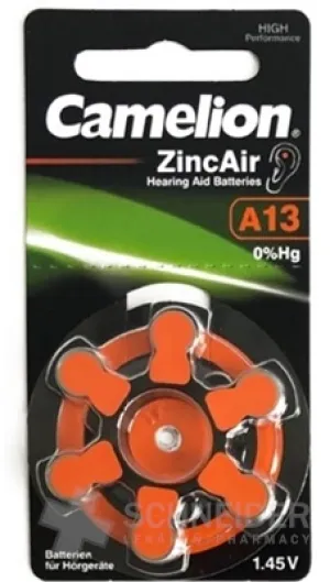 CAMELION ZincAir A13 batérie