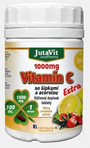 JutaVit Vitamín C 1000 mg so šípkami a acerolou
