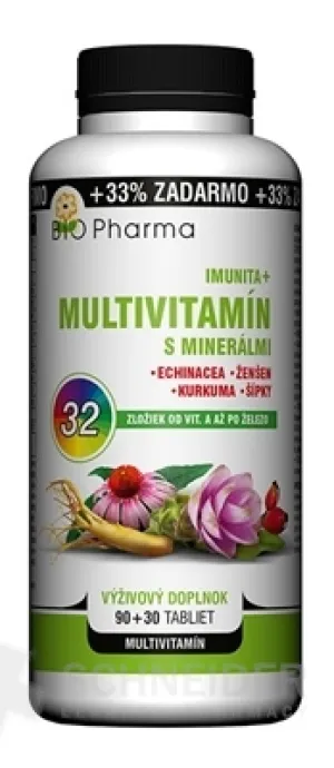 BIO Pharma Multivitamín s minerálmi IMUNITA+