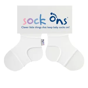 Sock Ons White - Vežkos 6-12m