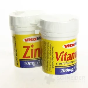 VITAMAX ZINOK 10MG + VITAMÍN C 200MG