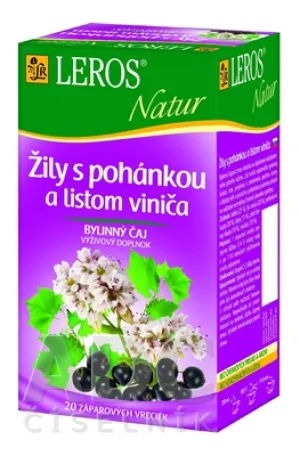 LEROS Natur  Žily s pohankou a vinným listom 20x2g