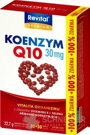 Revital KOENZÝM Q10 30 mg + VITAMÍN E + SELÉN