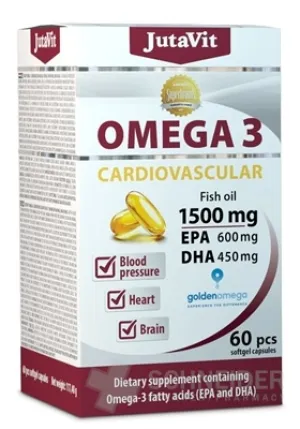 JutaVit Omega 3 Kardiovaskulár 1500 mg