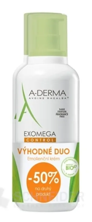 A-DERMA EXOMEGA CRÈME ÉMOLLIENTE (DUO zľava)