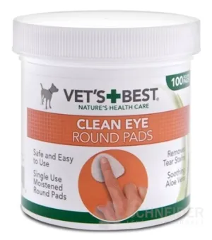 VET´S BEST CLEAN EYE ROUND PADS