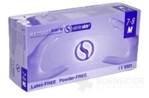 Sempercare Vyšetrovacie rukavice nitril skin2