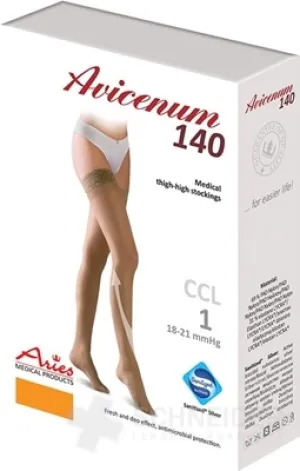 AVICENUM 140 Stehenné pančuchy Jemné