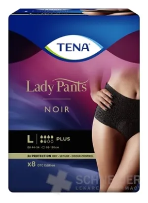 TENA Lady Pants PLUS NOIR LARGE