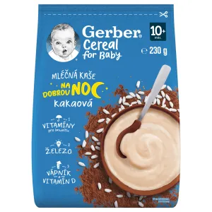Gerber Cereal Mliečna KAŠA Dobrú noc Kakaová