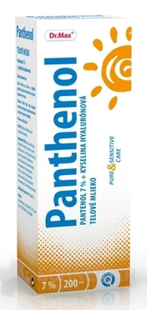 Dr.Max PANTHENOL 7% TELOVÉ MLIEKO (inov. 2019)