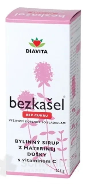 BEZKAŠEL bez cukru BYLINNÝ SIRUP Z MATERINEJ DÚŠKY
