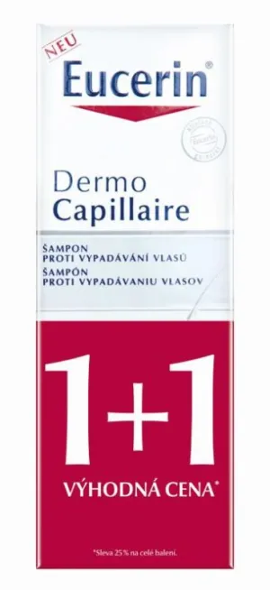 Eucerin DermoCapillaire šampón proti vypadávaniu vlasov 1+1