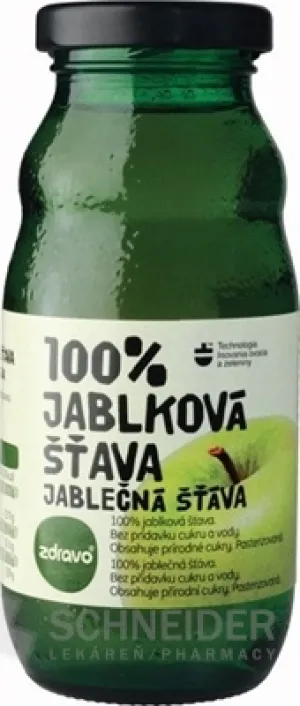 zdravo 100% JABLKOVÁ ŠŤAVA