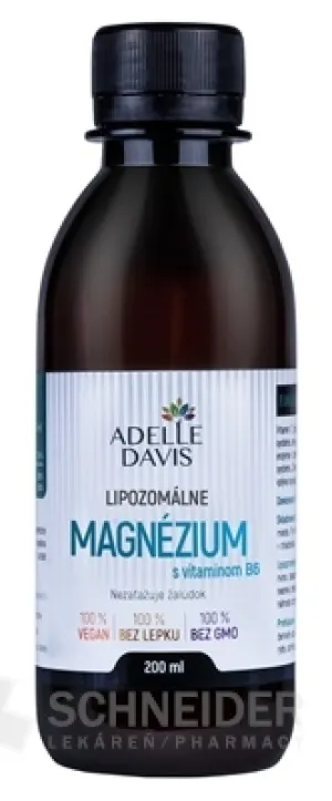 ADELLE DAVIS Lipozomálne MAGNÉZIUM s vitamínom B6