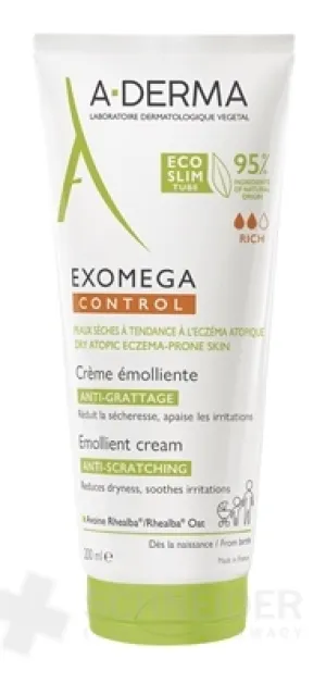 A-DERMA EXOMEGA CONTROL Emolienčný KRÉM