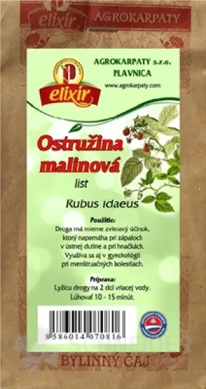 AGROKARPATY OSTRUŽINA MALINOVÁ list