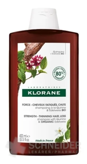 KLORANE SHAMPOOING À LA QUININE & EDELWEISS BIO