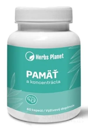 Herbs Planet PAMÄŤ a KONCENTRÁCIA