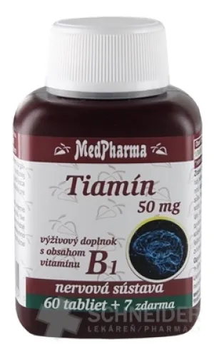 MedPharma TIAMÍN 50 mg (vitamín B1)
